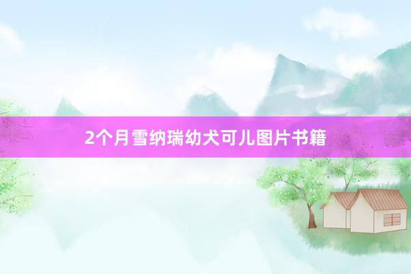 2个月雪纳瑞幼犬可儿图片书籍